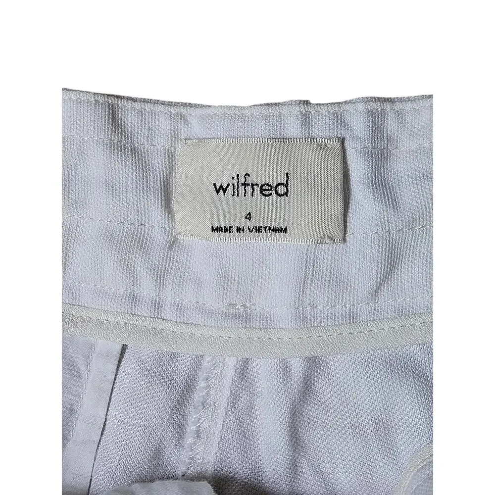 Wilfred Allant Pants Aritzia Size 4 Linen Blend